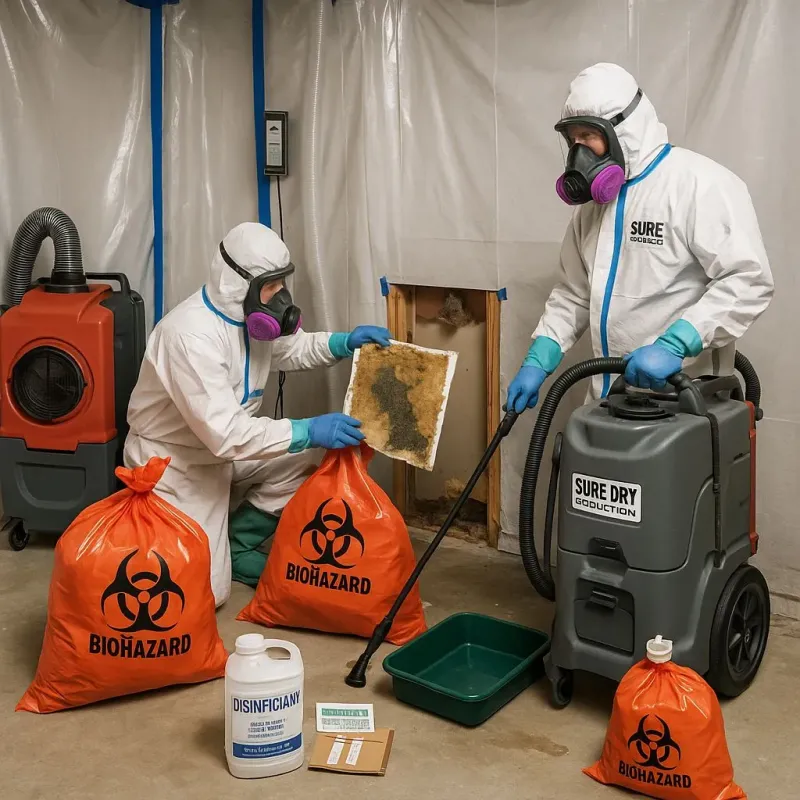 Contaminated Water Handling Protocols process in Franklin County, KS